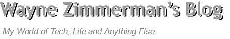 Wayne Zimmerman's Blog