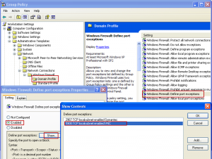 Group Policy Firewall Configuration for UltraVNC