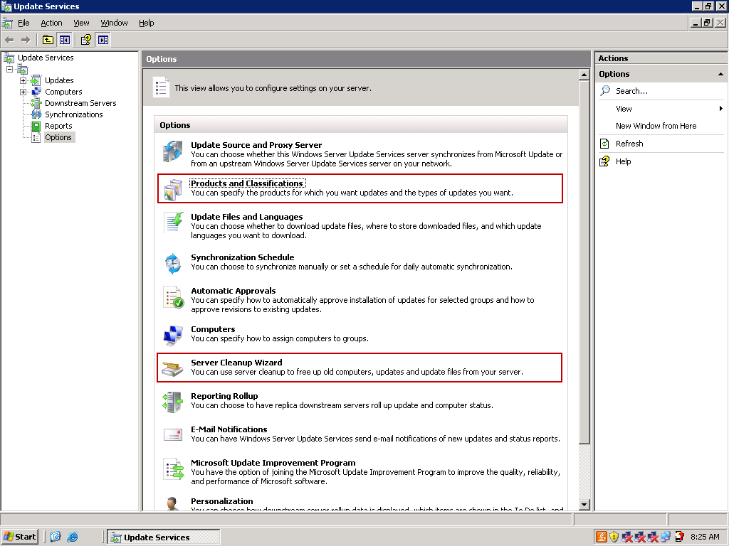 Manually Update Client From Wsus Server Setup